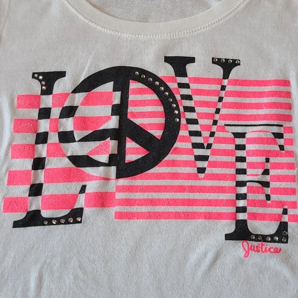 Justice cropped top
